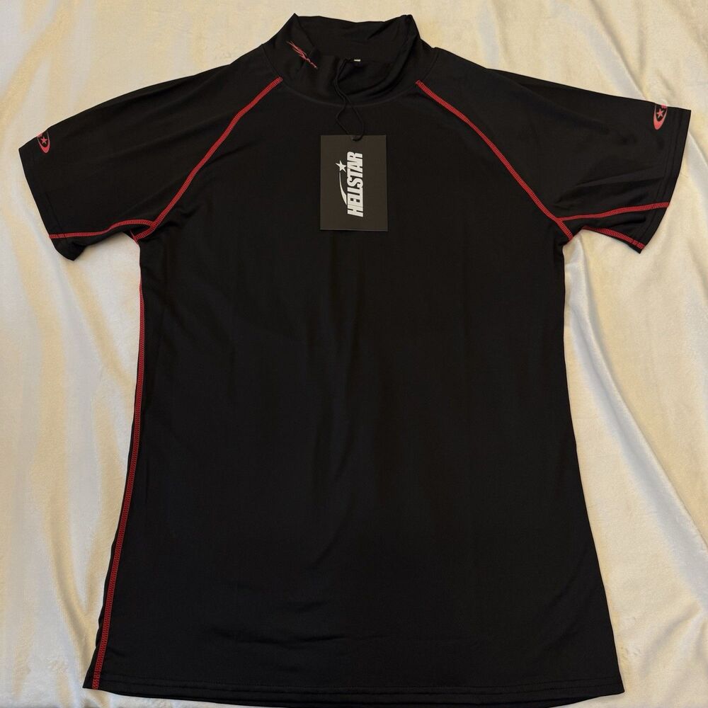 Hellstar Sports Mockneck Compression T-Shirt
